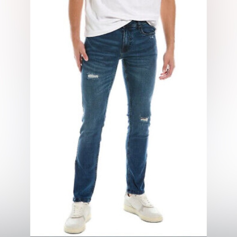 Cavalli Class 30 Slim Straight Distressed Jeans